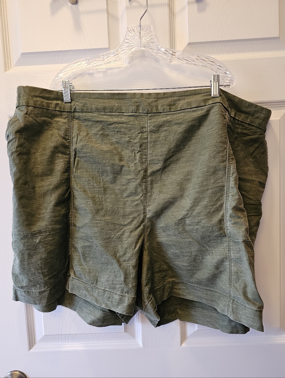 Lane Bryant Olive Green Utility Shorts